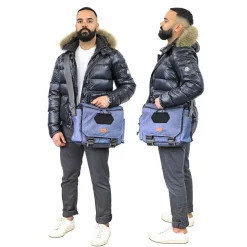 656112MBLU - Vanquest Gofer 12 sac messenger Mdinight blue