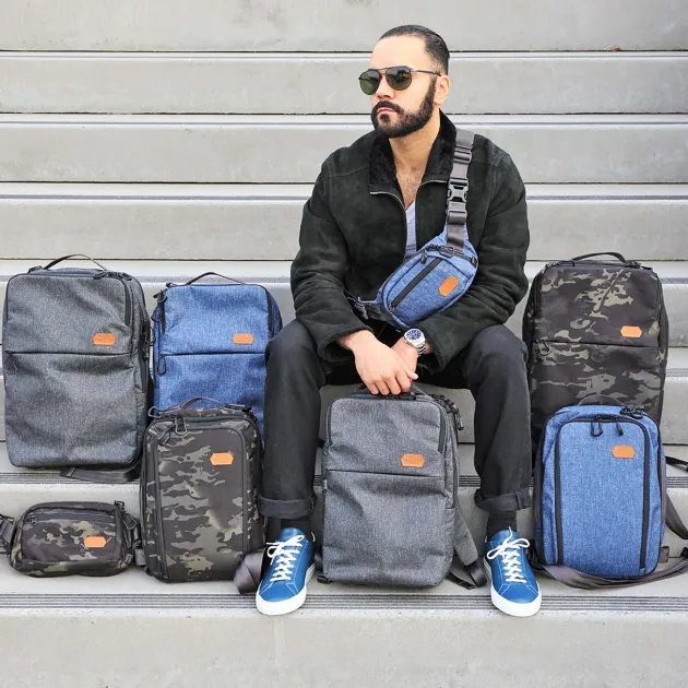 815108MBLU - Vanquest Sac convertible Carbide-8 Midnight blue