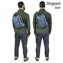 815108MBLU - Vanquest Sac convertible Carbide-8 Midnight blue