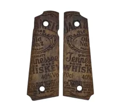 MB0001 - MBT PLAQUETTE BOIS PT1911 JACK DANIEL'S
