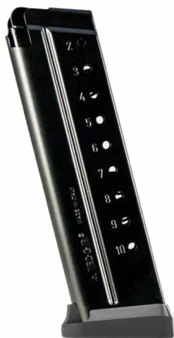MCG212 - Chargeur MEC-GAR 1911 Full Size 9mm avec Finition Anti-Friction 10cps Noir
