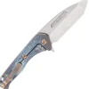 Medford Swift FL Framelock Red & Flammed Titanium
