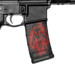Mercenary Skull - Gunskins AR15 mag skins 3 pack