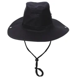 MFH10703AL US GI Chapeau de brousse, mentonnière, GI Boonie, Rip Stop, noir taille L