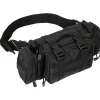 MFH30703A MFH Sac banane et besace, noir