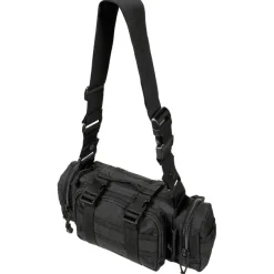 MFH30703A MFH Sac banane et besace, noir