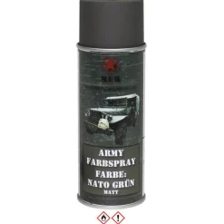 MFH27375B Bombe de peinture armée, OTAN VERT, mat, 400 ml