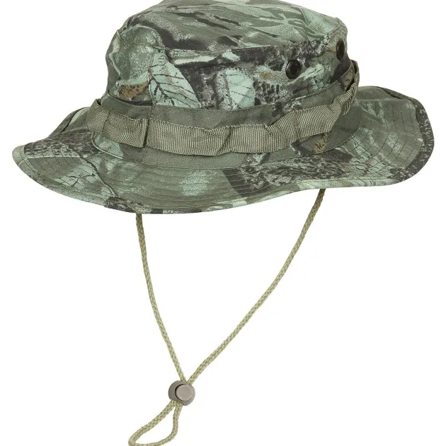 MFH10713HM US GI Chapeau de brousse, mentonnière, GI Boonie, Rip Stop, chasseur-vert TAILLE M