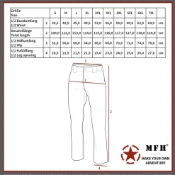 MFH1325QL US Pantalon combat, BDU, AT-digital Taille L