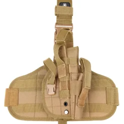 MFH30708R MFH Holster, "MOLLE", sangles de cuisse et ceinturon, coyote