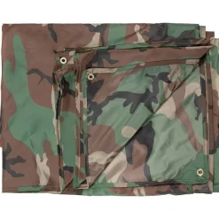 MFH 32423T Bâche, "Tarp", woodland, ca. 300 x 300 cm