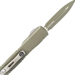 11224-1MG-C21Z13 - Microtech Ultratech Gen IV Cerakote MOSS Green Standard