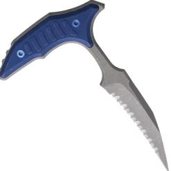 Microtech x Bastinelli BEE Marfione Select Blue Titanium