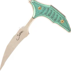 Microtech x Bastinelli BEE Marfione Select Antique Green Titanium