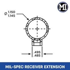 MI-STAP - Midwest Industries tube de crosse