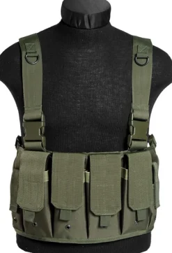 M4483 - MIL-TEC OD Mag Carrier Chest Rig