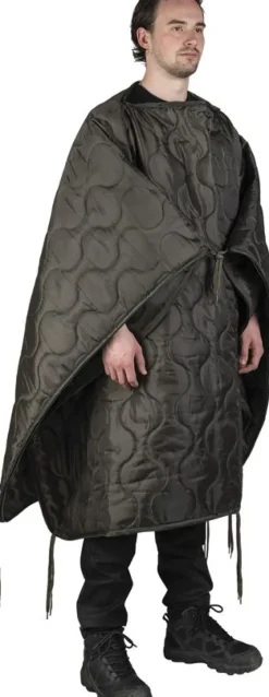 m4608 - MIL-TEC Poncho Liner Couverture Doublure de Poncho OD