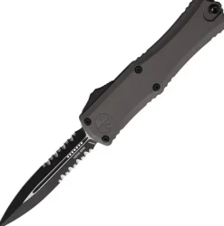 1702M-2NC - Microtech Hera II Mini D/E Serrated Natural
