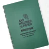 44.078506 - MODE STONE Carnet Tout Temps 100 pages 210x297mm OD GREEN