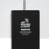44.078494 - MODE STONE Carnet Tout Temps 100 pages 148x210mm NOIR