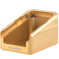 MPGLV2-GL - ARMANOV Magazine Base Pad +2rnd for Glock – V2 GOLD