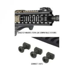 MPL-MAG592 - Rail 9 slots Polymère M-LOK