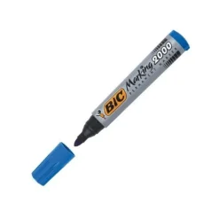 MPS-BICINDBL - BIC Marqueur Indélébile Bleu Point Biseau