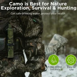 MSLOESF001 - Membrane Solutions Paille filtrante camo