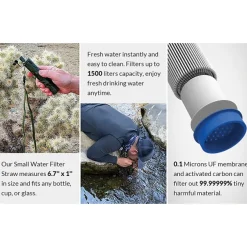 MSLOESF001 - Membrane Solutions Paille filtrante camo
