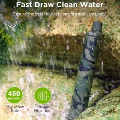 MSLOESF001 - Membrane Solutions Paille filtrante camo