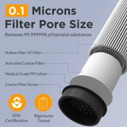 MSLOESF017 - Membrane Solutions Paille filtrante orange