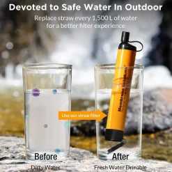 MSLOESF017 - Membrane Solutions Paille filtrante orange