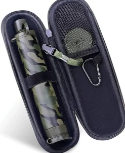 MSLOESF004Z - Membrane Solutions Paille filtrante camo avec étui