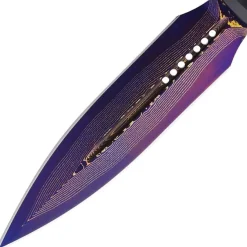 12321-16MS3 - Microtech UTX-85 Gen IV D/E Baker Forge Damascus