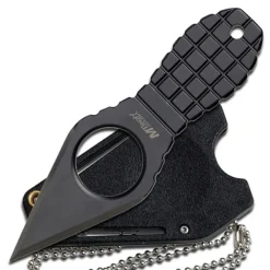 MT588BK - MTech Knives Grenade Neck Knife Black