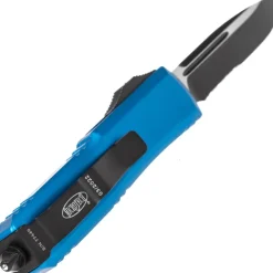 MT231-2BL - Microtech UTX-85 S/E Black Serrated Blue