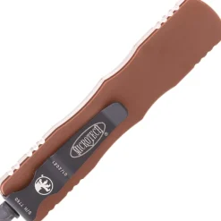 MT225-1TA - Microtech DIRAC D/E Black Tactical Tan