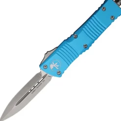 MT142-4TQ - Microtech Combat Troodon D/E Satin Turquoise