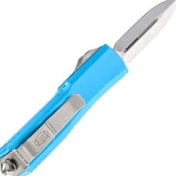 MT122-10TQ - Microtech Ultratech D/E Stonewash Standard Turquoise