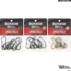 MXPZSBLK - Maxpedition boucles pour chariot fermeture éclair petites Noires