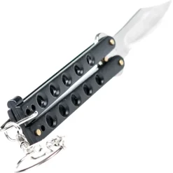 02055-N - Albainox Papillon porte-clés Noir