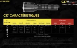 NCCI7 - NITECORE Ci7 Chameleon Infrarouge - 2500Lm
