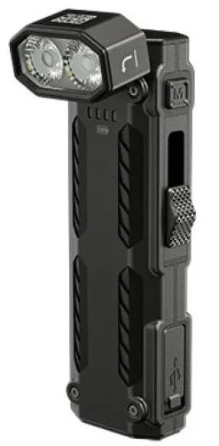NCEDC09 - NITECORE Torche EDC09 1600Lm 3 Température de Couleur Tête Rotative NOIR