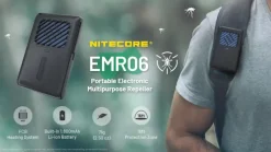 NCEMR06 - NiteCore EMR06 Répulsif Portable Anti Moustiques