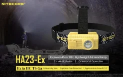 NCHA23EX - NITECORE HA23-EX Lampe Frontale - 100Lm