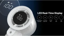 NCIZZCOOL20PRO - NITECORE Ventilateur brumisateur portable IzzCool20 Pro BLANC PERLE