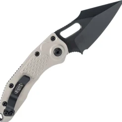 169-1NC - Microtech Stitch S/E Black Std Natural Clear