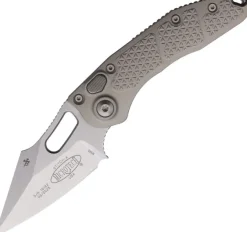 169-10NC - Microtech Stitch S/E SW Natural Clear