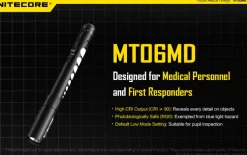 NCMT06MD - NITECORE MT06MD Lampe Stylo Médicale 180lm