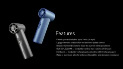 NCNEF01G - NITECORE NEF01G Ventilateur portable NEF01 Gris